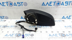 Зеркало боковое левое в сборе Audi Q5 80A 18-25 15+4 пинов, синее, поворотник, автозатемнение, подогрев, BSM, камера, тычки