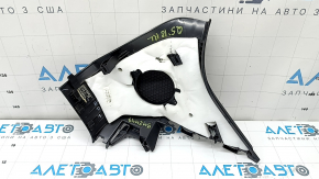 Накладка задней стойки за форточкой левая Audi Q5 80A 18-25 черная, под динамик, царапины