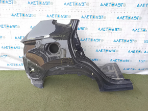 Чверть крило задня права Nissan Rogue Sport 20-22 відпиляна, чорна, вм'ятина, тичка