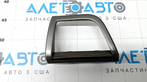 Накладка торпеды левая Ford Fusion mk5 17-20 серая, вставка под дерево, трещина в креплении