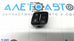 Кнопки памяти сиденья переднего левого Ford Fusion mk5 17-20 черное с хромом