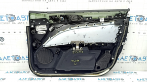 Обшивка дверей картка передня ліва Ford Fusion mk5 17-20 чорна зі вставкою