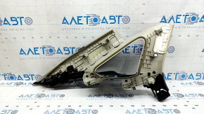 Накладка задней стойки верхняя правая Ford Fusion mk5 19-20 серая с черной накладкой, потерта