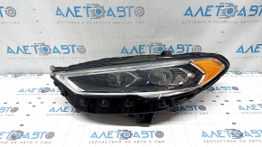 Фара передня ліва в зборі Ford Fusion mk5 17-20 LED, з DRL, пісок, зламане кріплення