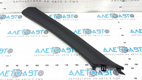 Накладка передньої стійки ліва верхня Kia K5 21-24 чорна, подряпина