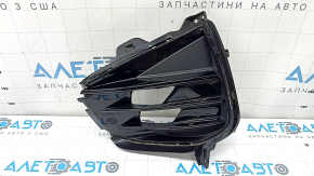 Решетка переднего бампера левая Kia K5 21-24 GT, GT-Line, черный глянец, под ПТФ