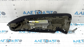 Подушка безопасности airbag заднего правого сиденья Kia K5 21-24 кожа черная с темно серой строчкой, царапины