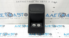 Накладка центральної консолі задня Kia K5 21-24 FWD чорна, під USB, без USB, потерта