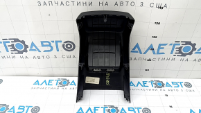Накладка центральной консоли задняя Kia K5 21-24 FWD черная, под USB, без USB, потерта