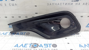 Решітка бампера ліва Jeep Compass 22-26 чорний глянець під галоген ПТФ