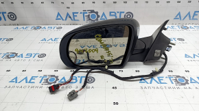 Дзеркало бічне ліве в зборі Jeep Compass 17-26 5+4 пінів, BSM, підігрів, поворотник, хром молдинг, чорне