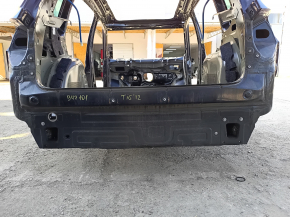 Задня панель VW Tiguan 09-18 2 частини, на кузові, чорна