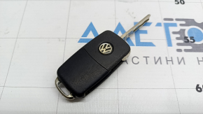Ключ VW Tiguan 12-16 4 кнопки, раскладной, царапины