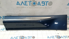 Накладка дверей нижня задня ліва Volvo XC60 18-20 з хром молдингом, подряпини, пісок