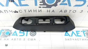 Накладка центральной консоли передняя Kia Niro 23-26 черная, без прикуривателя, порта зарядки и USB-Hub