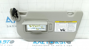 Козирок лівий Nissan Rogue 21-26 сірий, без гачка