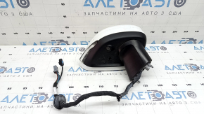 Дзеркало бічне праве у зборі Volvo XC90 16-24 15+4 пінів, поворотник, підігрів, автозатемнення, BSM, камера, біле, скол
