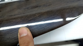 Комплект накладок салона Volvo XC90 16-23 под дерево Classic wood / Flame birch, с подсветкой, царапины