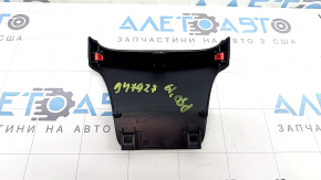 Накладка центральной консоли Toyota Prius 50 Prime 16-22 черный структура, царапины, треснуто крепление