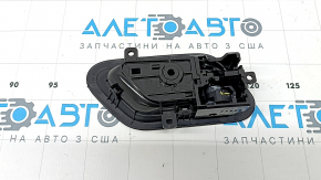 Ручка двери внутренняя задняя левая Nissan Rogue 21-25 черная, с накладкой