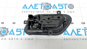 Ручка двери внутренняя задняя правая Nissan Rogue 21-25 черная, с накладкой