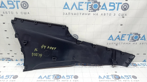 Накладка центральной консоли боковая левая Toyota Prius 50 16-20 черная, царапины