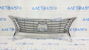 Решітка радіатора grill Lexus RX350 RX450H 13-15 рест, складання Canada, зламане кріплення