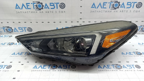 Фара передня ліва в зборі Hyundai Tucson 19-21 галоген з LED Accent, поліз лак, подряпини