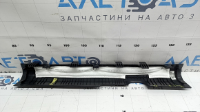 Накладка порога внутрішня передня ліва Hyundai Tucson 16-21 чорна, подряпини, під хімчистку