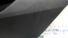 Обшивка дверей картка ззаду права Hyundai Tucson 19-21 чорна, вставка чорна, підлокітник шкіра чорна, з ручкою, подряпини, надламане кріплення