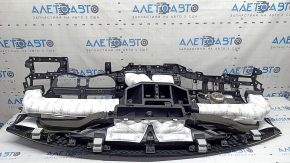 Торпедо передняя панель с AIRBAG Hyundai Tucson 19-21 черная, царапины