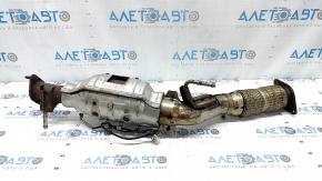 Приемная труба с катализатором Nissan Rogue 22-26 1.5T с датчиком, ржавая, надорвана сетка