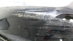 Бампер задний голый Honda Civic XI FE/FL 22-25 без парктроников 4d, черный,нет фрагмента, царапины, в клее, прижат