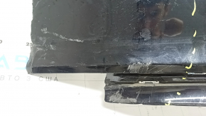 Бампер задний голый Honda Civic XI FE/FL 22-25 без парктроников 4d, черный,нет фрагмента, царапины, в клее, прижат