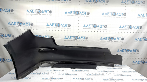 Бампер задний голый Honda Civic XI FE/FL 22-25 без парктроников 4d, черный,нет фрагмента, царапины, в клее, прижат