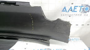 Бампер задний голый Honda Civic XI FE/FL 22-25 без парктроников 4d, черный,нет фрагмента, царапины, в клее, прижат