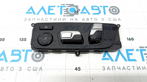 Управління сидінням водія BMW X7 G07 19-26 з поперековою і бічною підпоркою, Komfort, чорний глянець з хром, подряпини