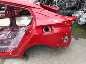 Чверть крило задня ліва Toyota Prius 50 19-22 під BSM на кузові, червона, тички, вм'ятина