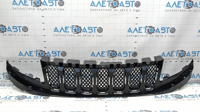 Решітка радіатора grill Jeep Compass 11-16 чорна, без вставок