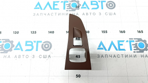 Накладка управления стеклоподъемником задним левым BMW X7 G07 19-26 коричневая, Coffee, под шторку