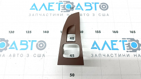 Накладка управления стеклоподъемником задним правым BMW X7 G07 19-26 коричневая, Coffee, под шторку