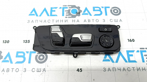 Управління пасажирським сидінням BMW X7 G07 19-26 з поперековою та бічною підпорою, Komfort, чорний глянець з хром