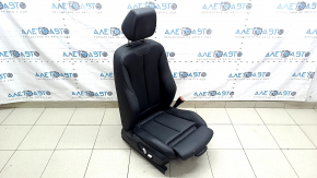 Пасажирське сидіння BMW 4 F36 15-20 Gran Coupe з airbag, електричне, підігрів, шкіра чорна SCHWARZ, Sport, з підголовником