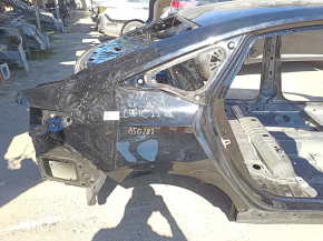 Чверть крило ззаду права Honda Civic XI FE/FL 22-26 4d на кузові, чорна, вм'ятина, тички
