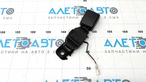 Защелка заднего центрального 2 ряд ремня безопасности BMW X7 G07 19-25 черная, с датчиком, царапина