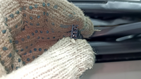 Механизм передней панорамы рама BMW X7 G07 19-26 в сборе без шторки, под Sky Lounge, сломано крепление, в копоти