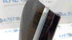 Накладка центральной консоли BMW X7 G07 19-25 под дерево Fineline Stripe, царапины, пятна на хроме