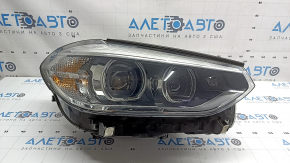 Фара передняя правая в сборе BMW X3 G01 18-21 галоген+LED, с креплением, под полировку