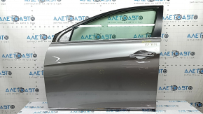 Дверь в сборе передняя левая Hyundai Sonata 11-15 hybrid, keyless, серебро FHM, тычки