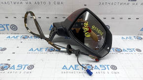 Дзеркало бічне праве у зборі Audi Q5 80A 18-24 15+4 пінів, поворотник, автозатемніння, підігрів, BSM, камера, червоне